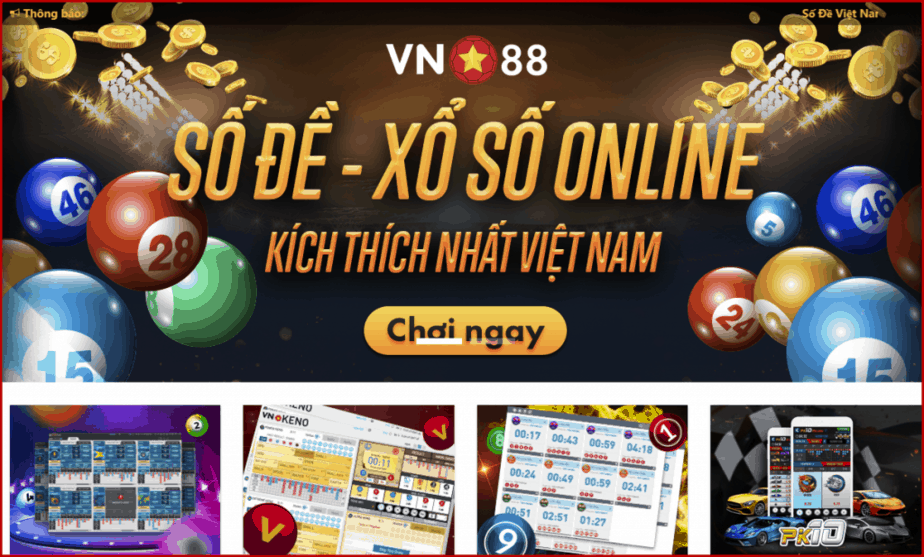 San pham tai VN88 - Keno xo so lo de